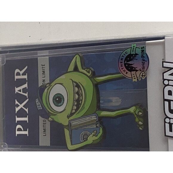 Fig Pin Pixar Limited Release Edition Monsters University Mike Wazowski # 450 - Picture 9 of 10